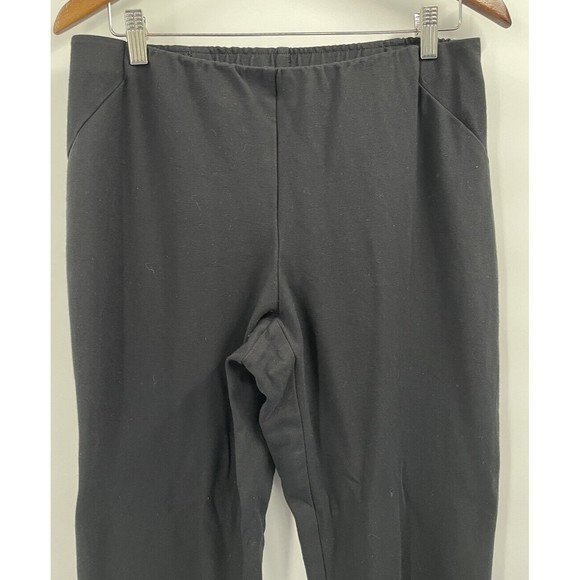 J. Jill Petite Black Pull-On Ponte Slim Leg Pants Size M - Picture 2 of 5